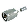 Picture of Type N Male Solderless Crimp for 195-Series Low Loss Coax Cable