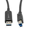 Picture of USB 3.1 Active Optical Cable, A male to B male, Backwards Compatible, PVC Jacket, 5 Meters