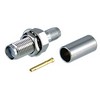 Picture of SMA Female Bulkhead Crimp for RG58, 195-Series Cable