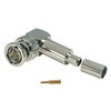 Picture of 75 Ohm BNC Crimp Plug, Right Angle for RG58B/U and RG62 Cable