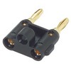 Picture of Dual Banana Plug for Coax or Wires