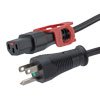 Picture of IEC LOCK C13+ to HG NEMA 5-15P, 10A, 125V, 3ft
