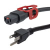 Picture of IEC LOCK C13+ to NEMA 5-15P, 15A, 125V, 6ft