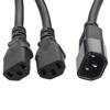 Picture of C14 Female to C13 Female Power Splitter Cord, Rated for 15 A, 10-foot Length