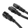 Picture of C14 Female to C13 Female Power Splitter Cord, Rated for 15 A, 15-foot Length