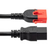 Picture of C19 to Dual locking C14, 15A, 250V, 10ft