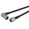 Picture of N-Male Right Angle to N-Male, Pigtail 2 ft 195-Series