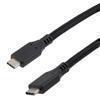 Picture of USB 4.0 Nylon Braided Cable, Type C Male to Type C Male, 40 Gbps, 240 Watt, Black Molded Plug, 1 Meter