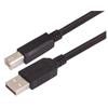 Picture of Black Premium USB Cable Type A - B Cable, 0.75m