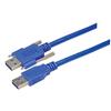 Picture of USB 3.0 Cable, Type A/A with Thumbscrew Hardware 2.0M