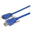 Picture of USB 3.0 Cable, Type A/micro B with Thumbscrew Hardware 2.0M