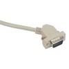 Picture of Deluxe Molded D-Sub Cable, DB9 Male / 45° Right Exit Male, 25.0 ft