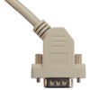 Picture of Deluxe Molded D-Sub Cable, DB9 Male / 45° Right Exit Male, 25.0 ft