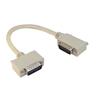 Picture of Deluxe Molded D-Sub Cable, DB15 Male / Right Angle Exit 2 Male, 2.5 ft