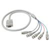 Picture of SVGA Breakout Cable, HD15 Male / 5 BNC Male, 3.0 ft