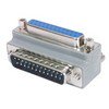 Picture of Low Profile Right Angle Adapter, DB25 Male / Female, Cable Exit 3