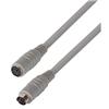 Picture of Molded Extension Cable, Mini DIN 6 Male / Female, 3.0 ft