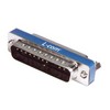 Picture of Slimline Null Modem Adapter, DB25 Auto Handshake, Male / Female