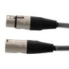 Picture of DMX Lighting Adapter Cable, 3 pin XLR Female to 5 pin XLR Male, Black, 1 FT