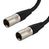 Picture of DMX 512 Lighting Cable, 5 pin XLR Male to 5 pin XLR Male, Black, 10 FT