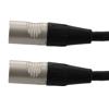 Picture of DMX 512 Lighting Cable, 5 pin XLR Male to 5 pin XLR Male, Black, 10 FT