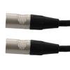 Picture of DMX 512 Lighting Cable, 5 pin XLR Male to 5 pin XLR Male, Black, 50 FT
