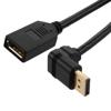 Picture of DisplayPort Cable, Female to Down Angle Male, 8K Resolution, 1 Meter