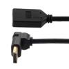Picture of DisplayPort Cable, Female to Down Angle Male, 8K Resolution, 1 Meter