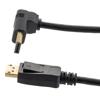 Picture of DisplayPort Cable, Male to Down Angle Male, 8K Resolution, 1 Meter