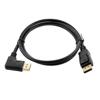 Picture of DisplayPort Cable, Male to Left Angle Male, 8K Resolution, 1 Meter