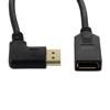 Picture of DisplayPort Cable, Female to Right Angle Male, 8K Resolution, 1 Meter