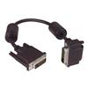 Picture of DVI-D Dual Link DVI Cable Male / Male Right Angle,Top 0.5m