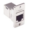 Picture of Cat6 RJ45 Coupler Shielded (8x8) Panel Mount Style