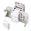 Picture of Panel Mount Category 6a Shielded Keystone Jack Tool-less w/ PoE+ Compliance