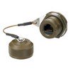 Picture of Cat5e, Ruggedized Jam-nut, Zinc-Nickel finish w/Dust Cap