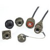 Picture of Cat6, Ruggedized Jam-nut, Anodized finish with Dust Cap