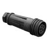 Picture of Bulgin Inline Cable Connector EXP-0921 Series 7 Contact Socket 13mm-15mm Cable (Yellow Gland)