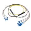 Picture of 8-Fiber LC UPC to SC UPC, OS2 Single Mode Distribution Cable, 5.6mm Plenum, 2.0mm breakout, Yellow-30M