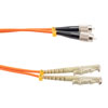 Picture of Fiber Optic Patch Cable FC/PC-E2000/PC Duplex 100/140 Large Core Multimode Fiber 3.0mm PVC 1 m