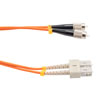 Picture of Fiber Optic Patch Cable FC/PC-SC/PC Duplex 100/140 Large Core Multimode Fiber 3.0mm PVC 5 m