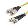 Picture of Fiber Optic Patch Cable FC to ST Duplex 9/125 single mode OS1 LSZH, 2 meter