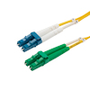 Picture of Fiber Optic Patch Cable LC/APC to LC/UPC Duplex 9/125 single mode OS2 OFNP, 10 meter