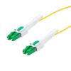 Picture of Fiber Optic Uniboot Patch Cable LC/APC-LC/APC Uniboot OS2 Single Mode Fiber Plenum Jacket 3M