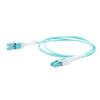 Picture of Fiber Optic Uniboot Patch Cable LC/UPC-LC/UPC Uniboot OM3 Multimode Fiber PVC Jacket 10M