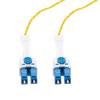 Picture of Fiber Optic Uniboot Patch Cable LC/UPC-LC/UPC Uniboot OS2 Single Mode Fiber Plenum Jacket 10M