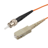 Picture of SC/ST 50/125 Multimode Simplex Plenum Fiber Patch Cable, OM2, 3 Meter
