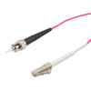 Picture of LC/ST 50/125 Multimode 40/100GB Simplex Fiber Patch Cable, OM4, 5 Meter