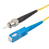 Picture of SC/ST 9/125 Single mode Simplex Fiber Patch Cable, OS1, 3 Meter
