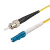 Picture of LC/ST 9/125 Single Mode Simplex Fiber Patch Cable, LSZH, 1 Meter