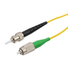 Picture of FC-APC to ST-UPC 9/125 Single mode Simplex Fiber Patch Cable, OS2, 2 Meter